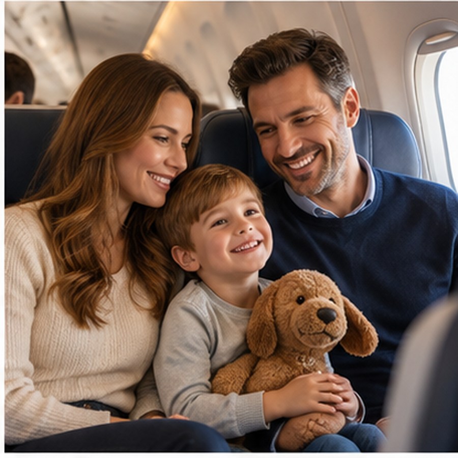 Family travelling together